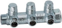 Коллектор запорный FAR 1х3/4 - 3 выхода FK 3870 134TP 210466 - фото 13097