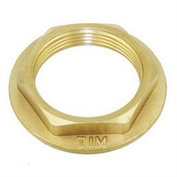 Контргайка латунная ДУ25 с ребордой TIM DF004 261166 - фото 18852