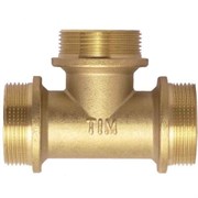 Тройник латунный ДУ40 НР TIM TM666 261304