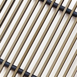 Решетка декоративная РРА 300-2200 бронза 13782