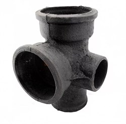 Крестовина ЧК канализационная 100х100х50х90 2-плоскостная правая 172536