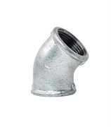 Угольник оцинкованный 45° ДУ20 ВР GEBO PLATINUM 120-5V 260401